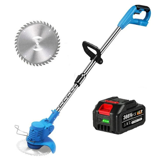 Lawn Care Tool with Cordless Trimmer and Edger