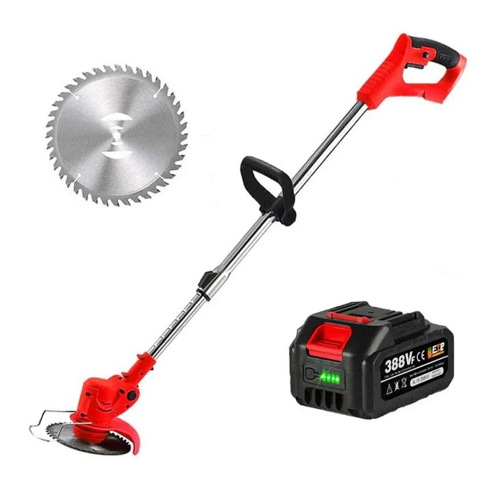 Lawn Care Tool with Cordless Trimmer and Edger