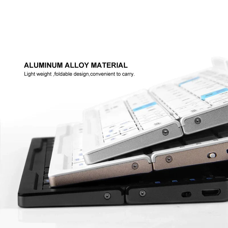 Wireless Keyboard with Slim Design and Magnetic Stand