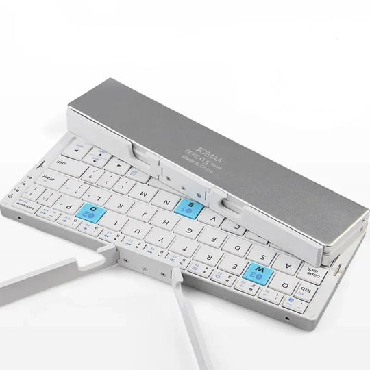 Wireless Keyboard with Slim Design and Magnetic Stand
