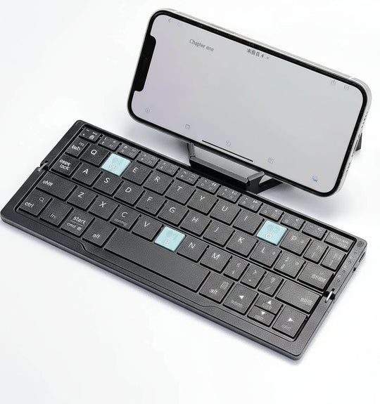 Wireless Keyboard with Slim Design and Magnetic Stand