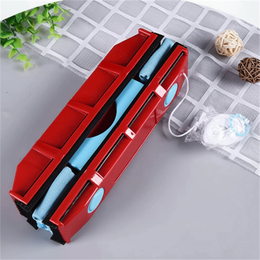 Window Cleaning Tool with Magnetic Double-Sided Design