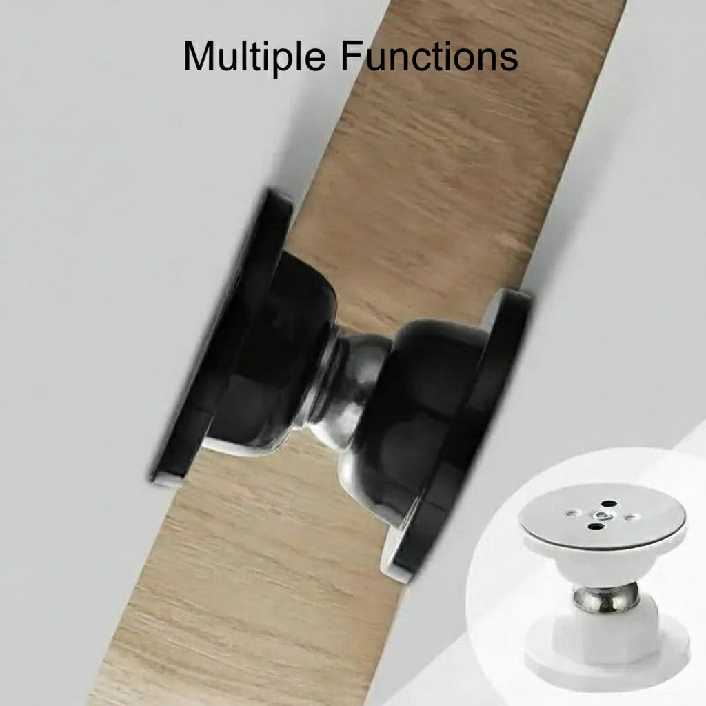 Door Stop with Magnetic Hold and Stainless Steel Design