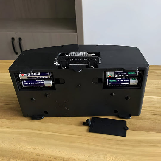 Card Shuffler with Automatic Operation and Multiple Deck Sizes