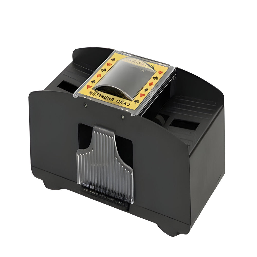Card Shuffler with Automatic Operation and Multiple Deck Sizes