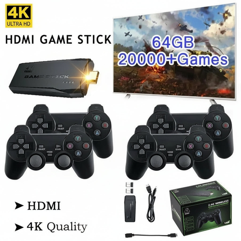 Gaming Console with HDMI Output and TV Compatibility