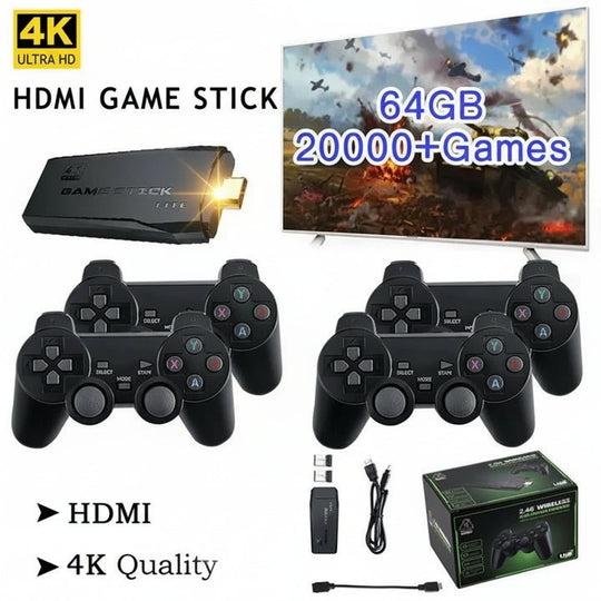 Gaming Console with HDMI Output and TV Compatibility