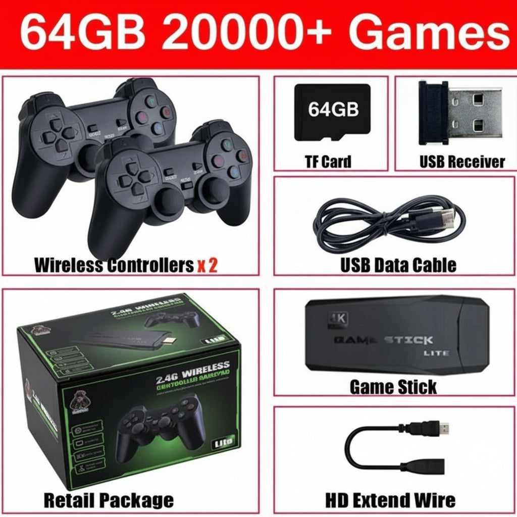 Gaming Console with HDMI Output and TV Compatibility