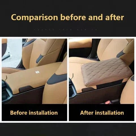 Car Armrest Pad with Soft Cushion and Non-Slip Design