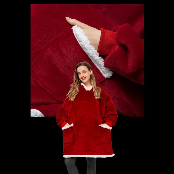 Hooded Blanket with Soft Fabric and Cozy Fit