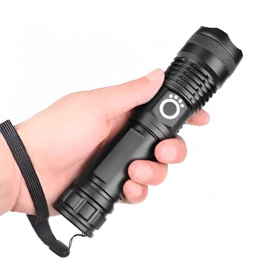Flashlight with XHP50 LED Chip and Adjustable Brightness