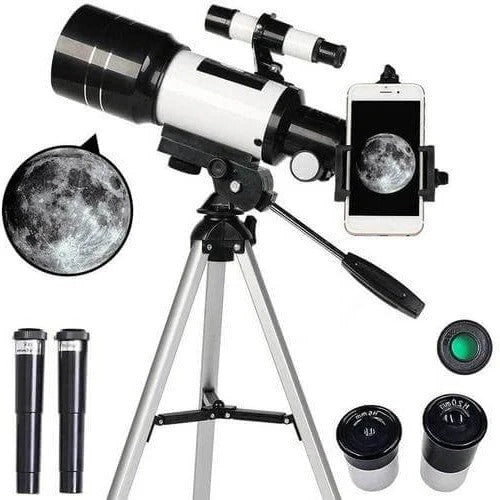 Telescope with Multiple Eyepieces and High Magnification