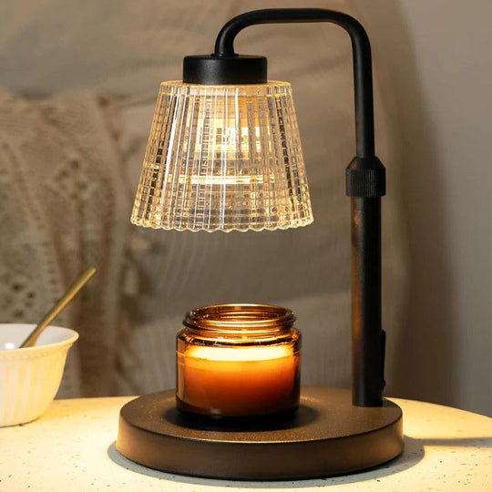 Candle Warmer with Dimmable Light and Adjustable Heat
