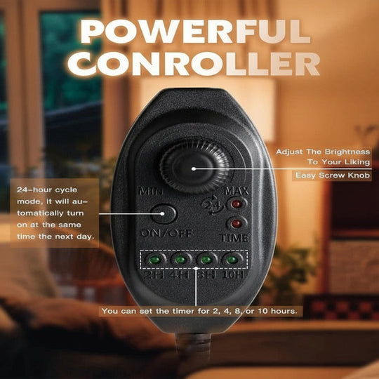 Candle Warmer with Dimmable Light and Adjustable Heat