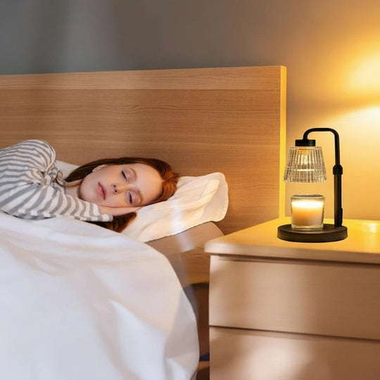 Candle Warmer with Dimmable Light and Adjustable Heat