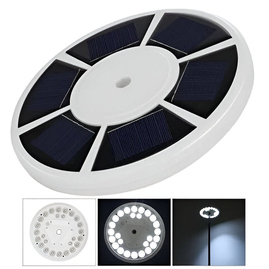 Flagpole Light with Solar Power and LED Illumination