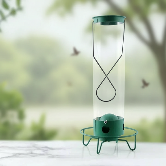 Bird Feeder with Squirrel Guard and Easy Refilling