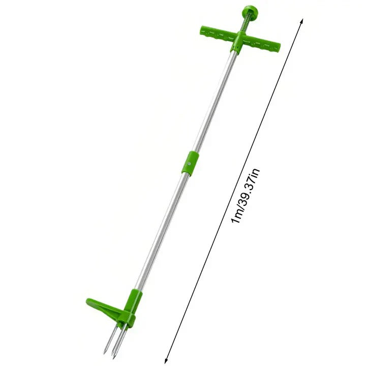 Weed Puller Tool with Foot Pedal and Long Handle