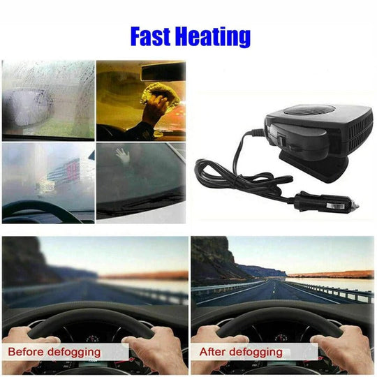 Car Heater with 300W Ceramic Element and 12V Power