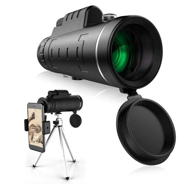 Telescope with Tripod and Smartphone Holder