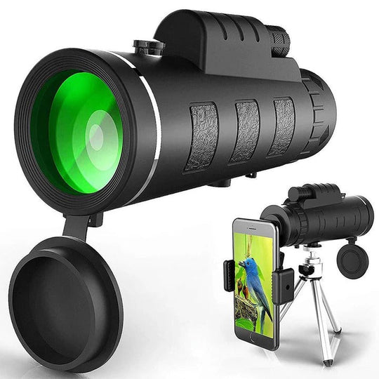 Telescope with Tripod and Smartphone Holder