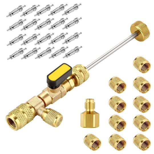 HVAC Tool with Dual Size Installer and Extractor