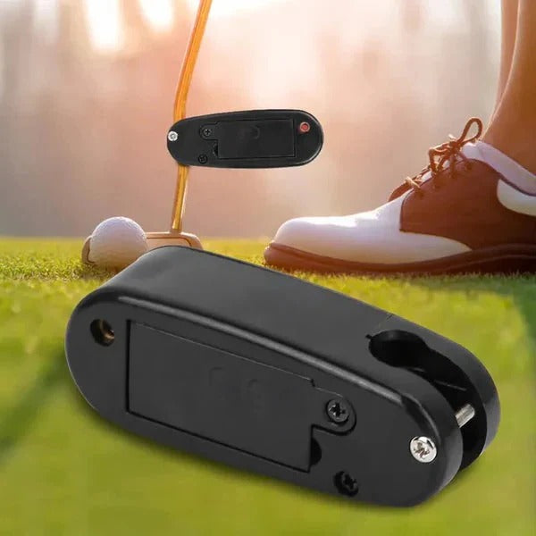 Golf Training Aid with Laser Alignment and Shaft Mounting