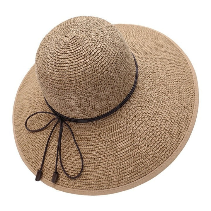 Wide Brim Hat with Adjustable Fit and Foldable Design
