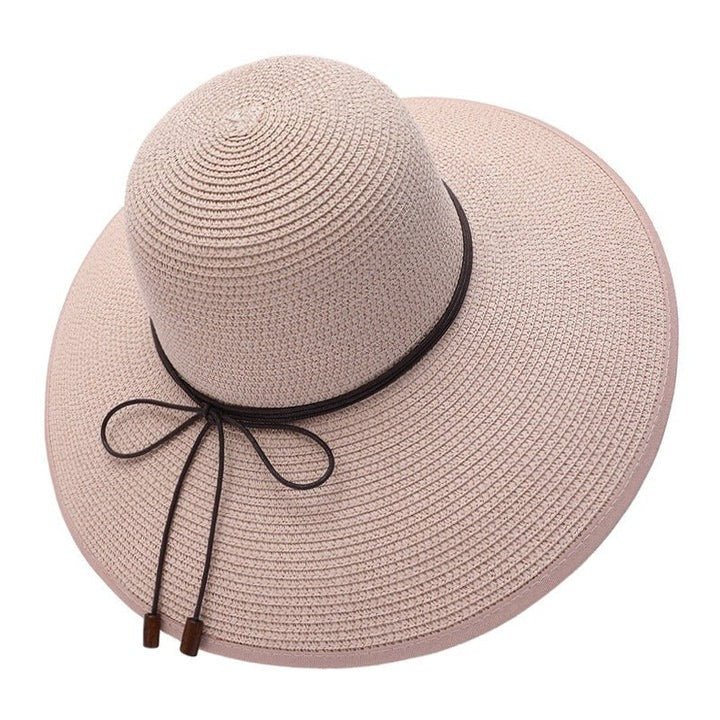 Wide Brim Hat with Adjustable Fit and Foldable Design