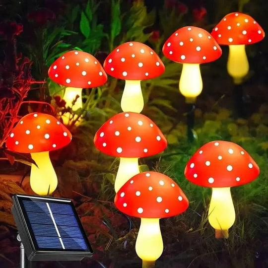 Garden Lights with Solar Power and LED Design