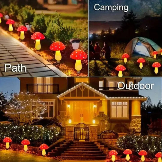 Garden Lights with Solar Power and LED Design