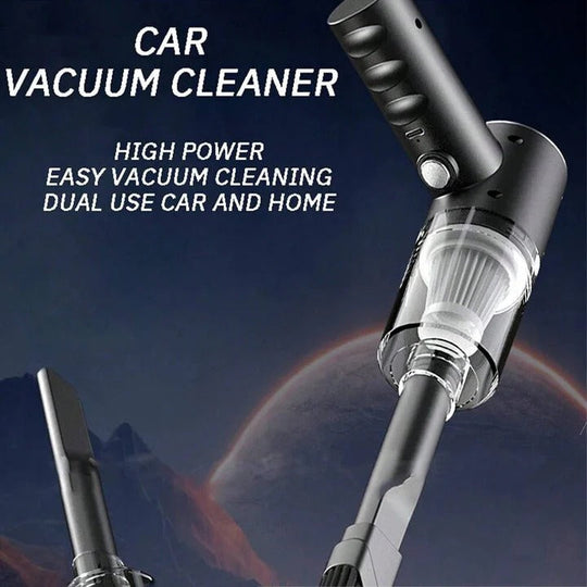 Cordless Car Vacuum with USB Charging and Handheld Design