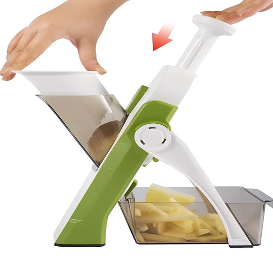 Vegetable Slicer with 5 Blades and Storage Tray