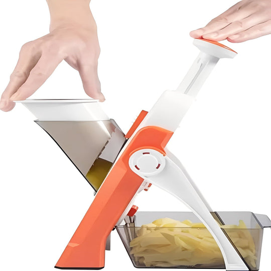 Vegetable Slicer with 5 Blades and Storage Tray