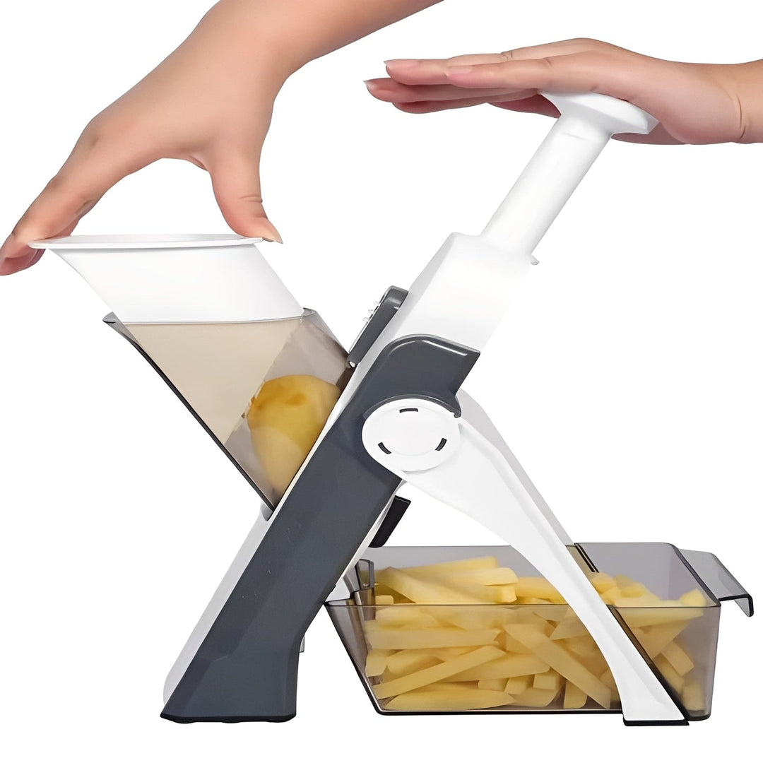 Vegetable Slicer with 5 Blades and Storage Tray