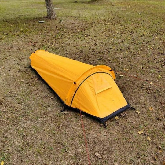 Camping Tent with Mesh Ventilation and Portable Design