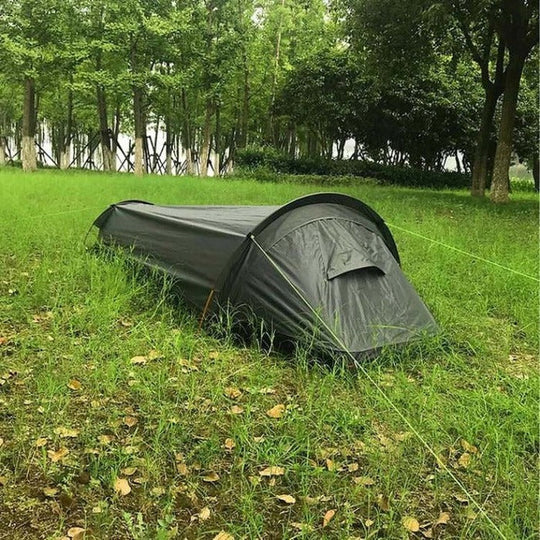 Camping Tent with Mesh Ventilation and Portable Design