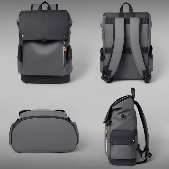 Travel Backpack with USB Charging Port and Laptop Sleeve