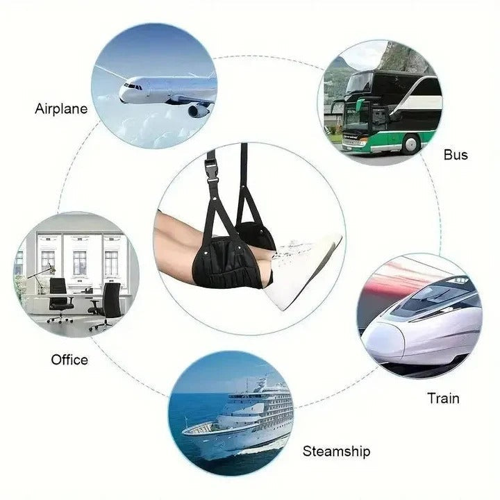 Foot Rest with Adjustable Straps and Set of 2