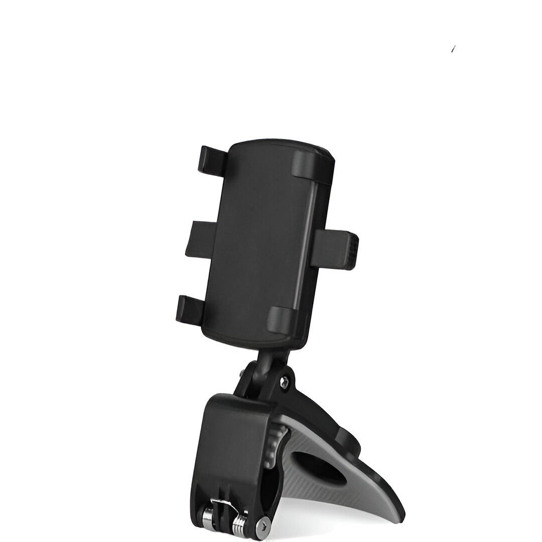 Car Phone Holder with Adjustable Rotation and Versatile Mounting