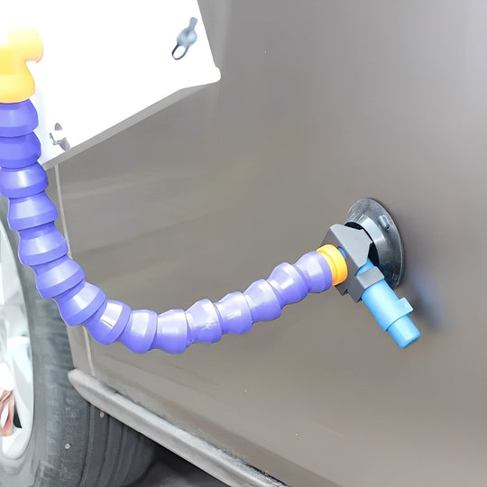 Car Dent Repair Tool with Manual Suction Pump and Surface Adjustment