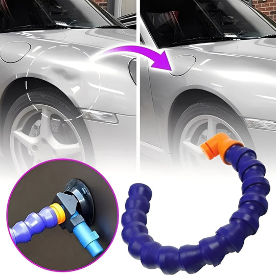 Car Dent Repair Tool with Manual Suction Pump and Surface Adjustment