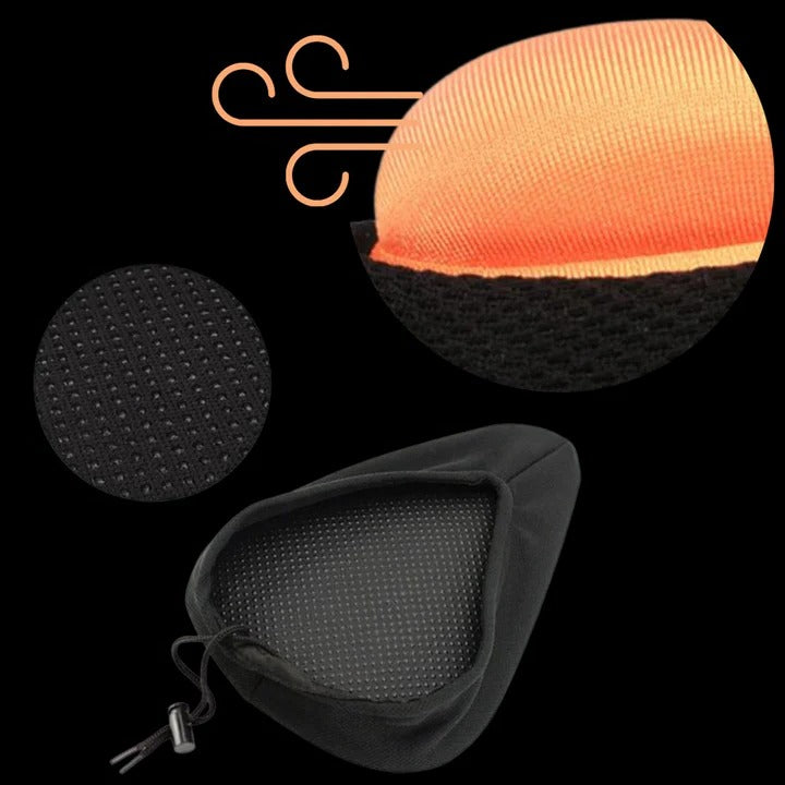 Bike Saddle Cover with Gel Padding and Adjustable Fit