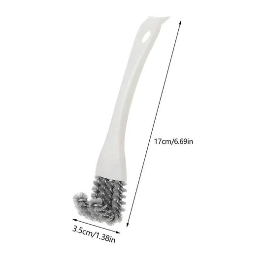 Grill Brush with V-Shape Head and Scraper