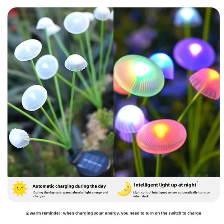 Garden Light with Jellyfish Design and Color Changing LEDs