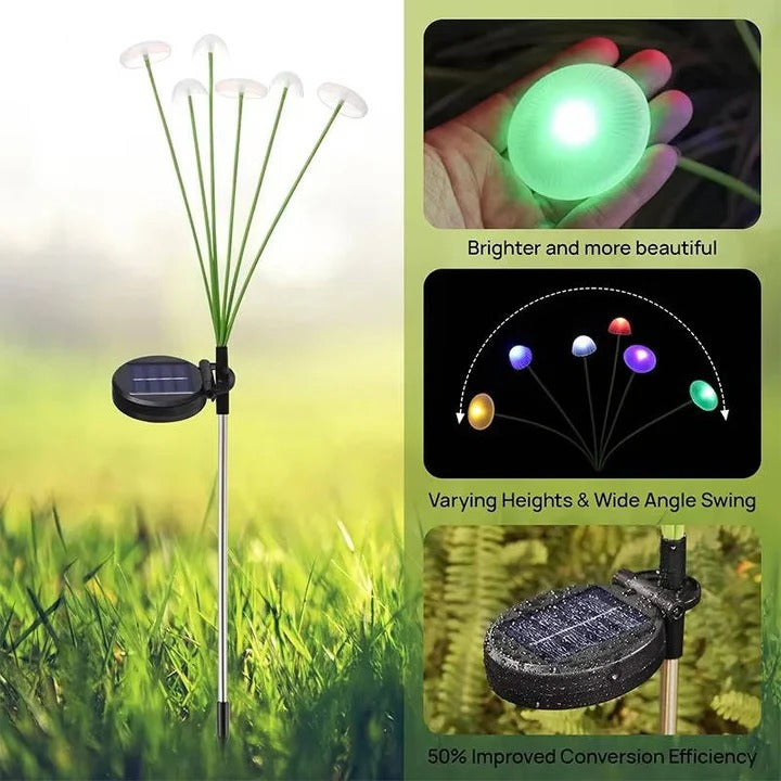 Garden Light with Jellyfish Design and Color Changing LEDs