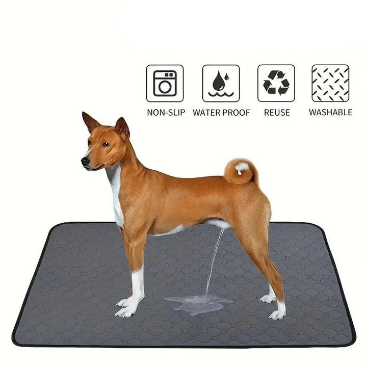 Dog Pee Pad with Reusable Layers and TPU Base