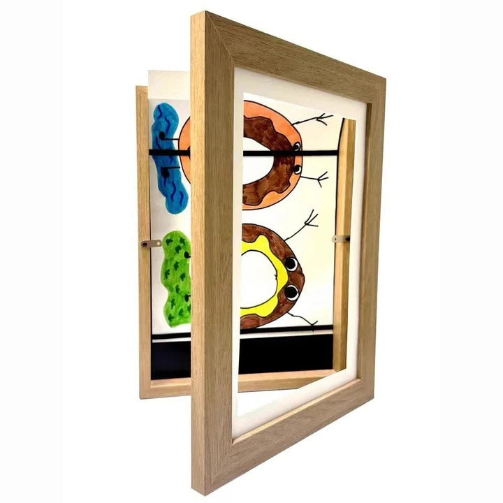 Kids Artwork Frame with Storage for 150 Drawings