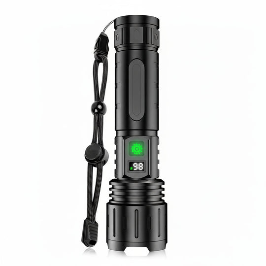 Flashlight with Adjustable Focus and Bright LED