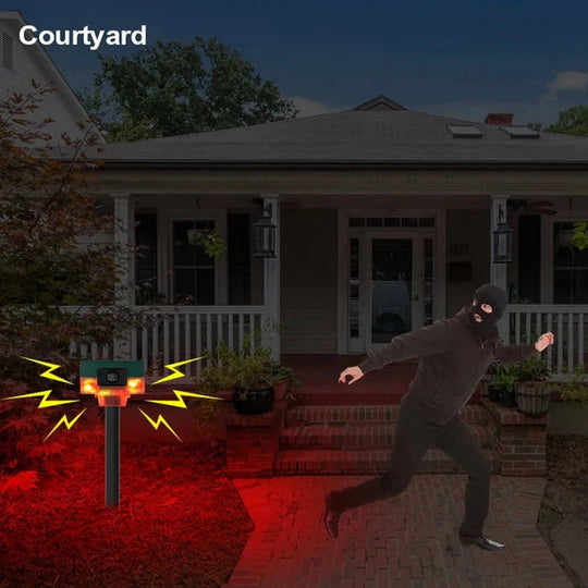 Bird and Pest Repellent with Solar Power and 360-Degree Coverage